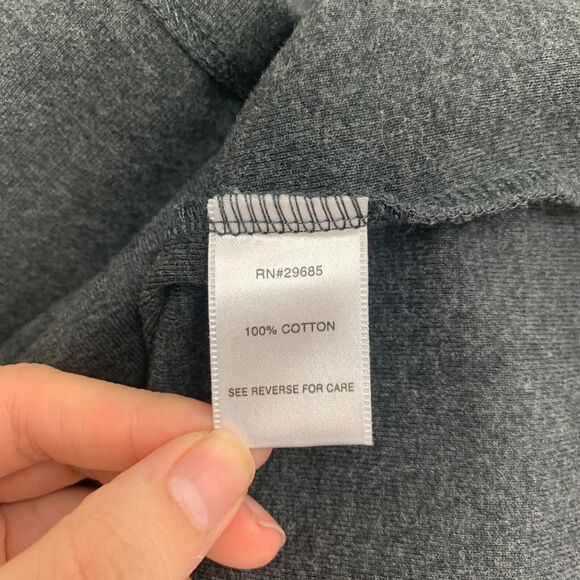 Pendleton Turtleneck Shirt Womens PL Large Petite Dark Gray Long Sleeve Cotton - Picture 9 of 12